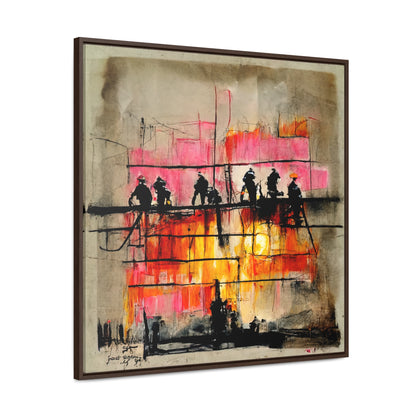 Land of the Sun 3, Valentinii, Gallery Canvas Wraps, Square Frame