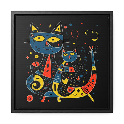 Cat 138, Gallery Canvas Wraps, Square Frame