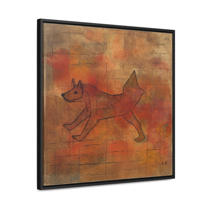 V Dog 2, Gallery Canvas Wraps, Square Frame