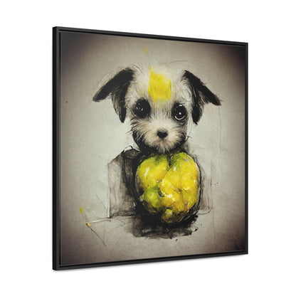 Dogs and Puppies 4, Valentinii, Gallery Canvas Wraps, Square Frame