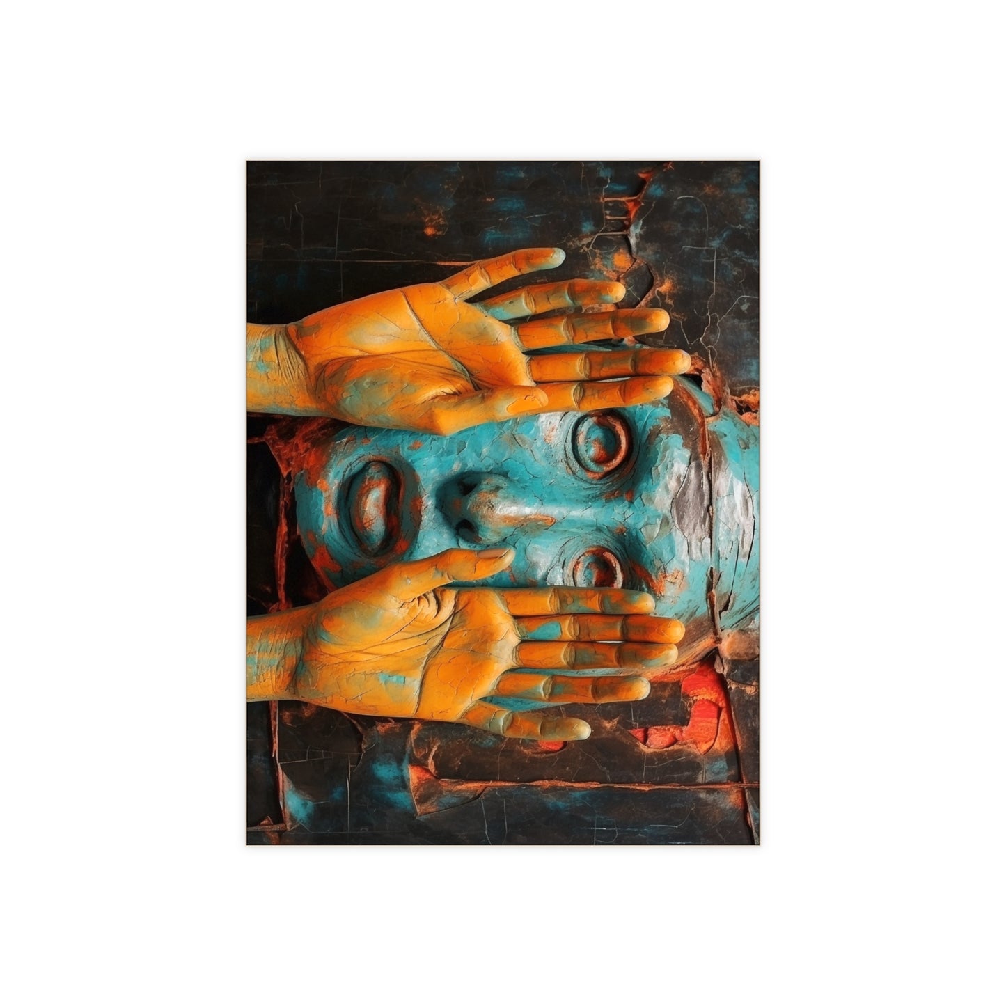 Hands 92, Ceramic Photo Tile