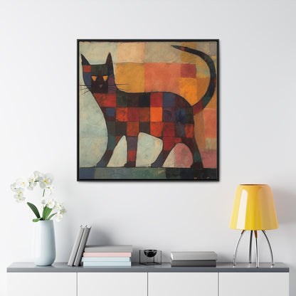 Cat 18, Gallery Canvas Wraps, Square Frame