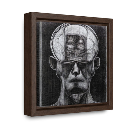 Brain 35, Valentinii, Gallery Canvas Wraps, Square Frame