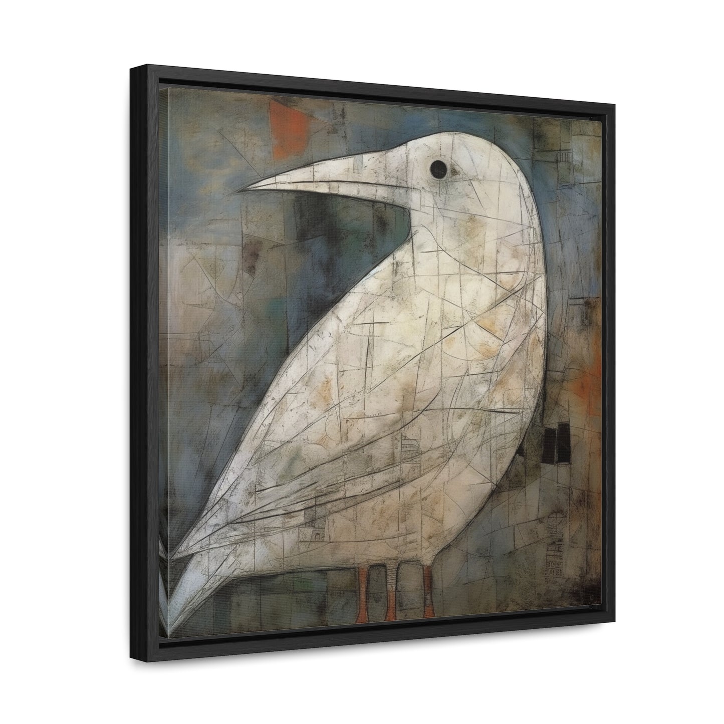 Bird 2, Gallery Canvas Wraps, Square Frame