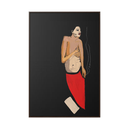 A Depressive Aladdin, Original Eduard Pavel, Gallery Canvas Wraps, Vertical Frame