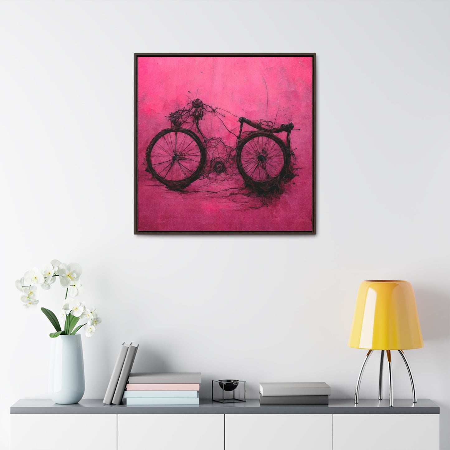 Bicycle 2, Valentinii, Gallery Canvas Wraps, Square Frame