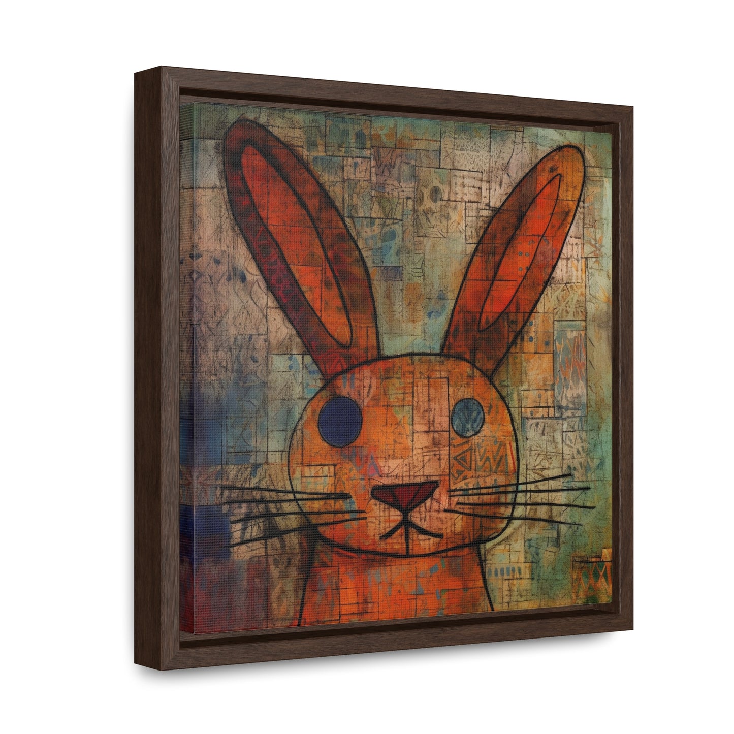 Rabbit 14, Gallery Canvas Wraps, Square Frame