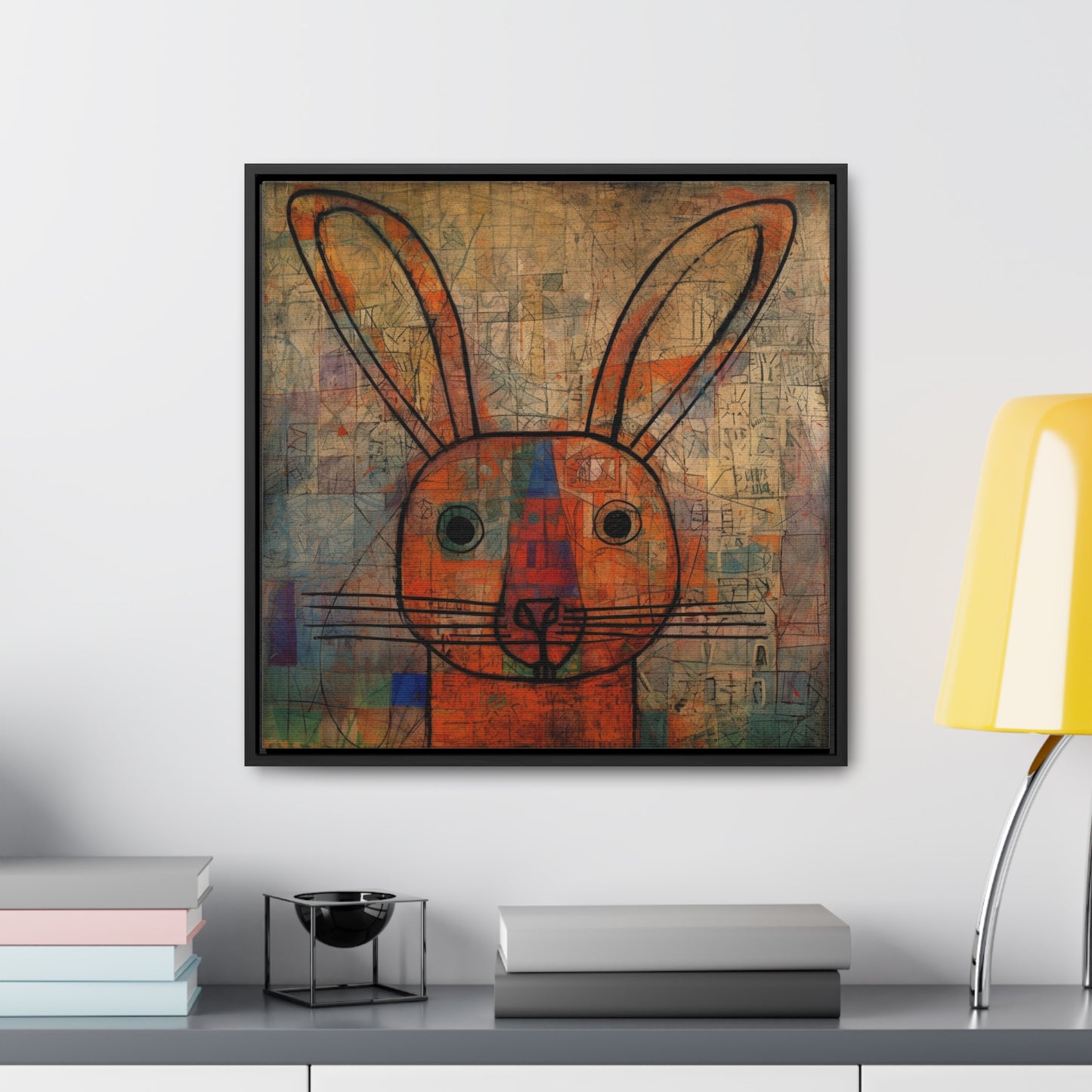 Rabbit 6, Gallery Canvas Wraps, Square Frame