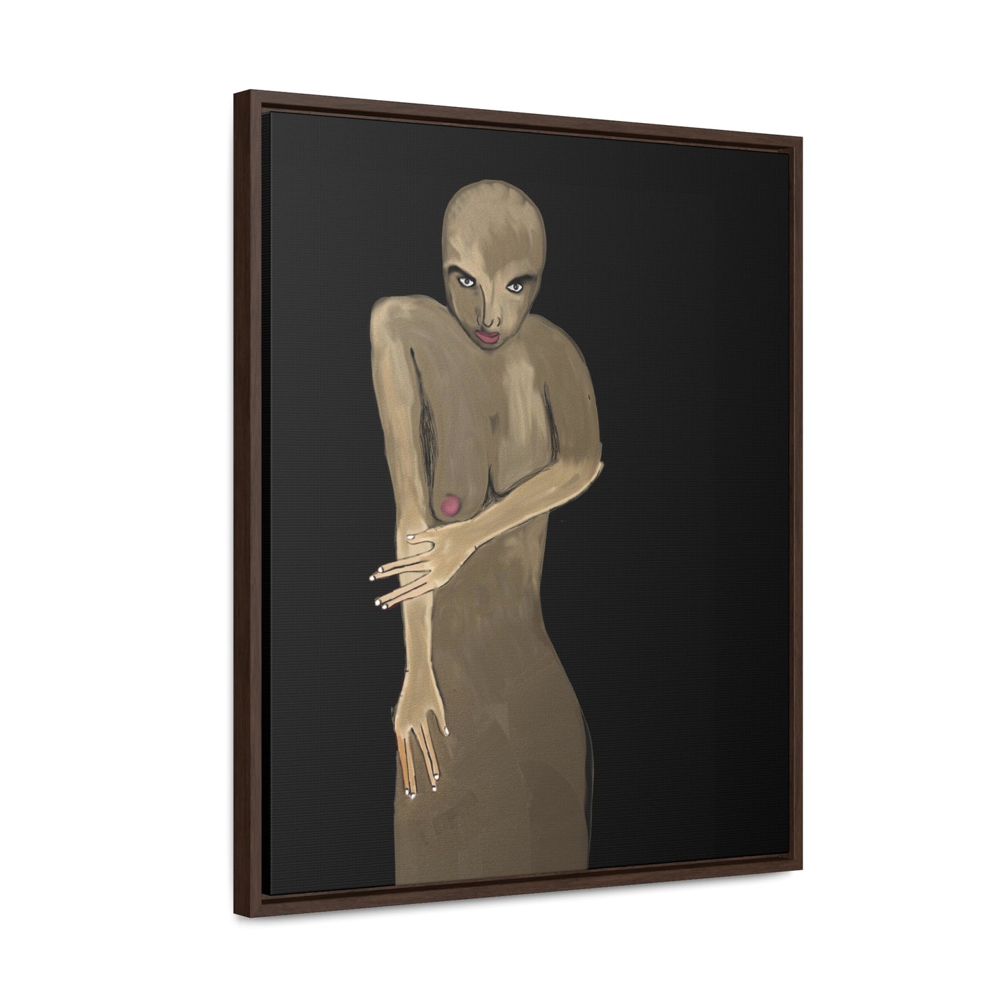 Disease, Original Eduard Pavel, Gallery Canvas Wraps, Vertical Frame