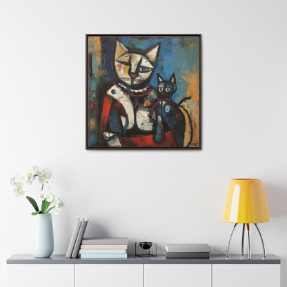 Cat 83, Gallery Canvas Wraps, Square Frame