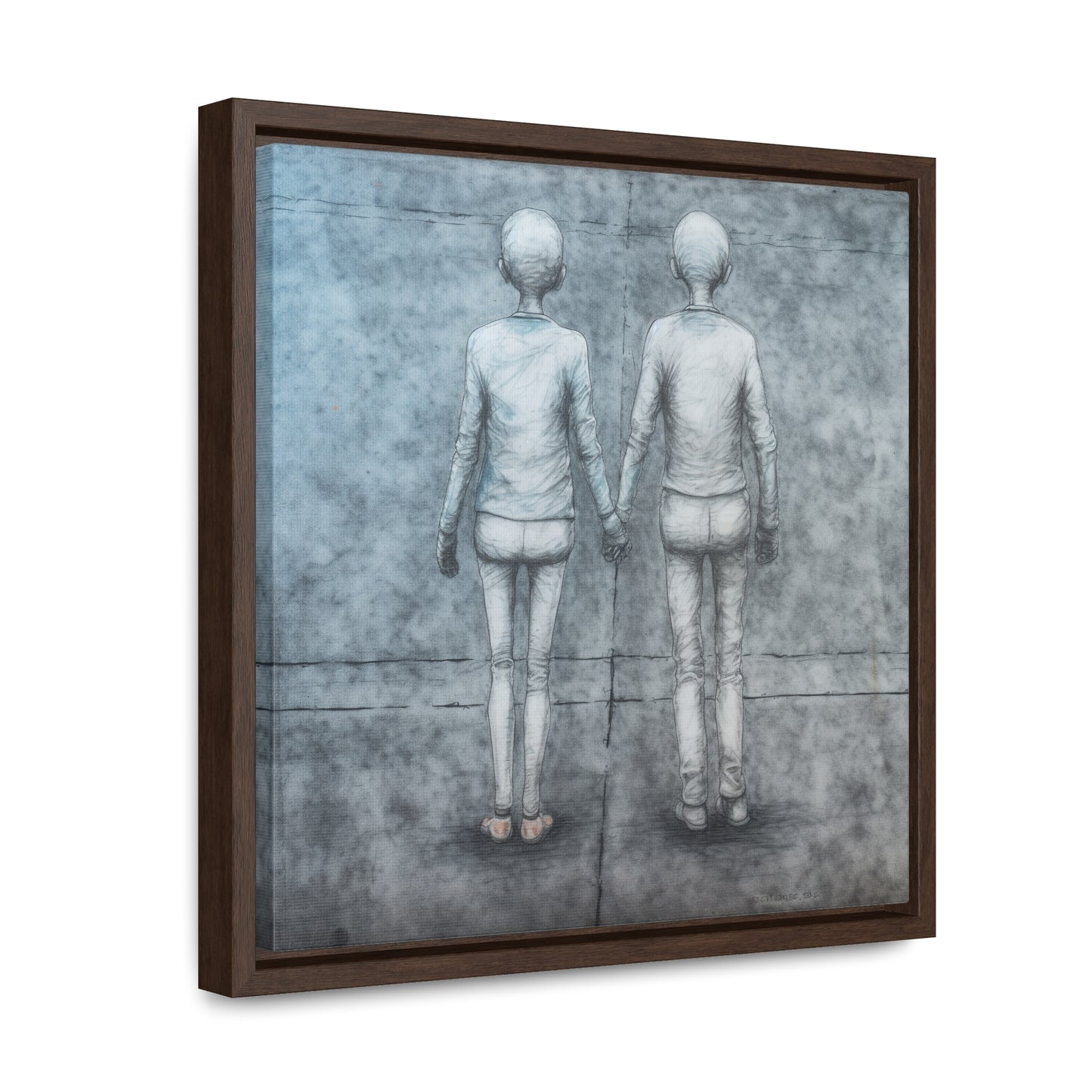 The Courage of Vulnerability 13, Valentinii, Gallery Canvas Wraps, Square Frame