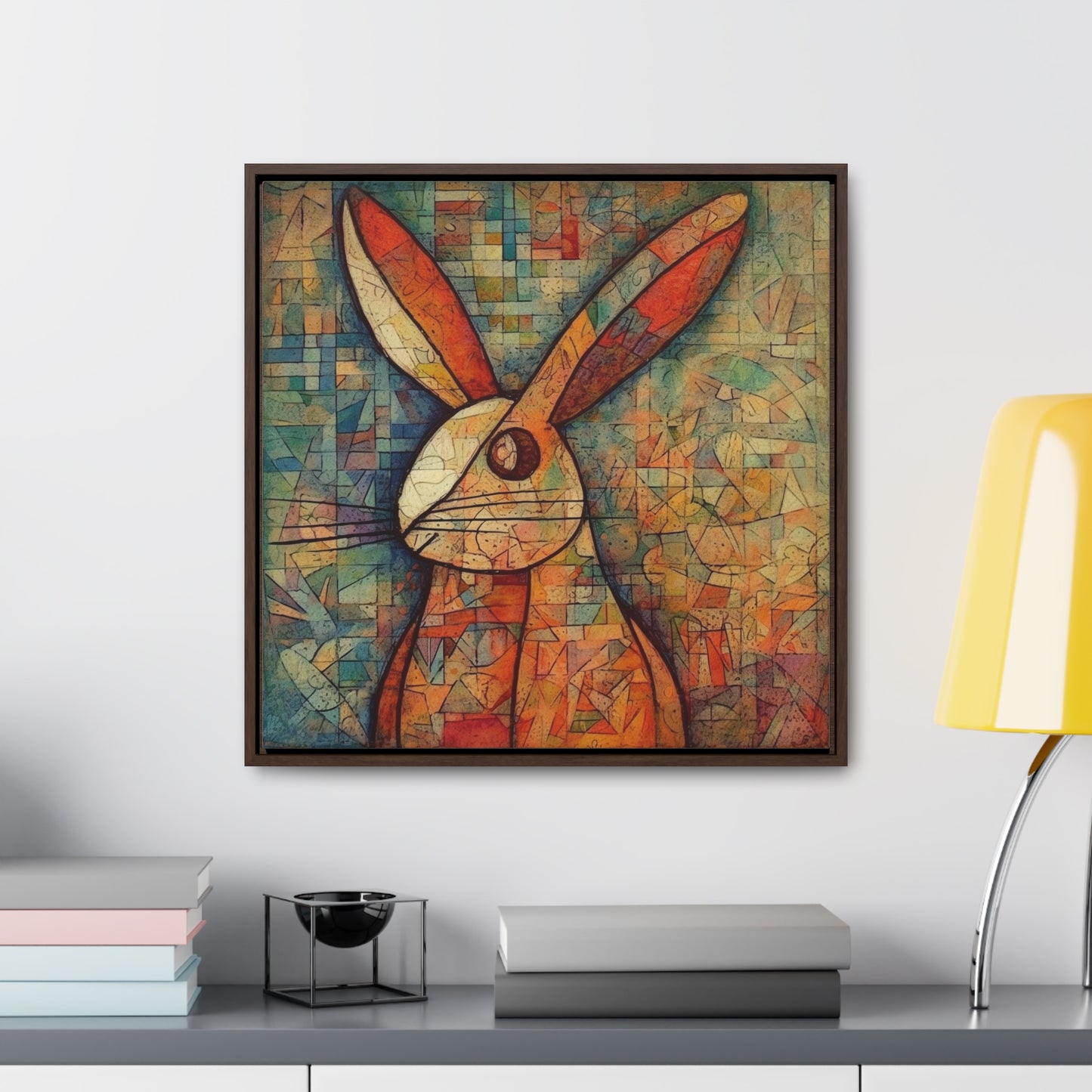 Rabbit 4, Gallery Canvas Wraps, Square Frame