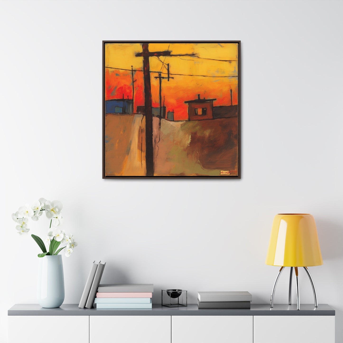 Land of the Sun 72, Valentinii, Gallery Canvas Wraps, Square Frame