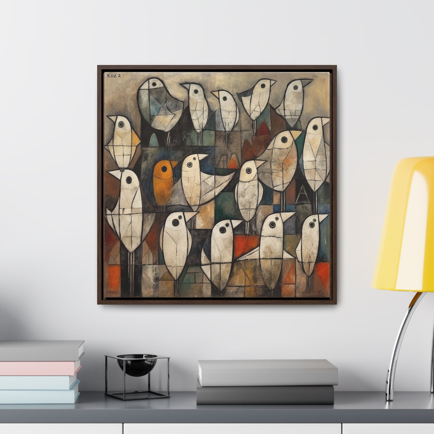 Bird 31, Gallery Canvas Wraps, Square Frame