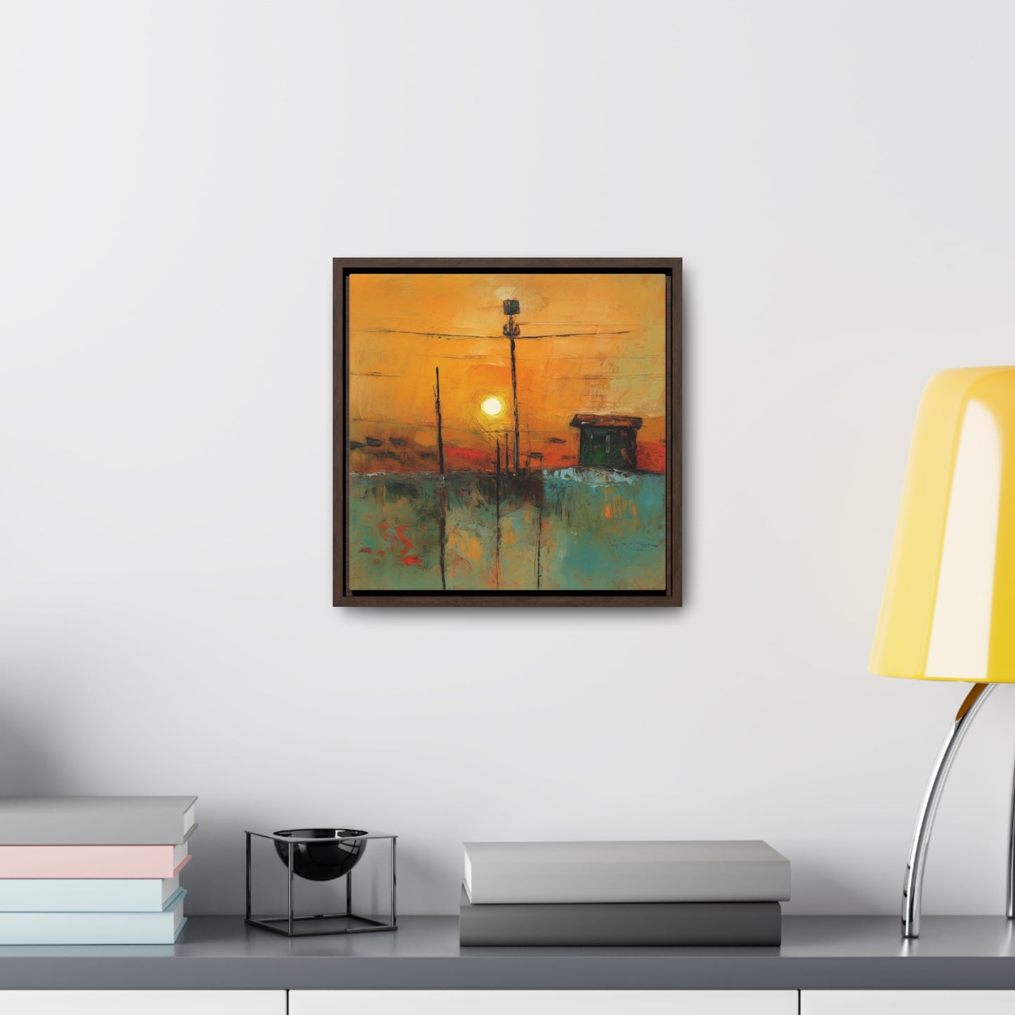 Land of the Sun 49, Valentinii, Gallery Canvas Wraps, Square Frame