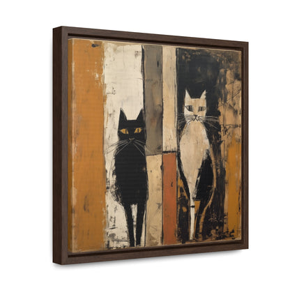 Cat 9, Gallery Canvas Wraps, Square Frame