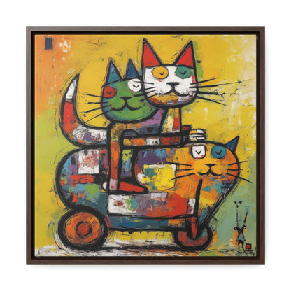 Cat 140, Gallery Canvas Wraps, Square Frame