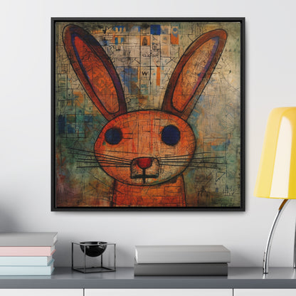 Rabbit, Gallery Canvas Wraps, Square Frame