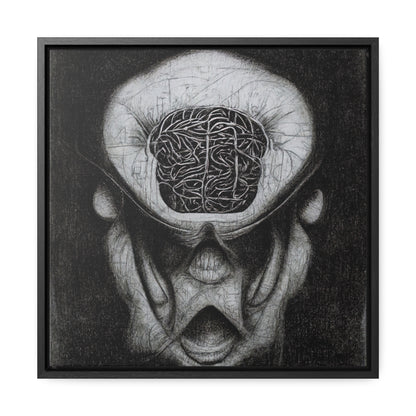 Brain 10, Valentinii, Gallery Canvas Wraps, Square Frame