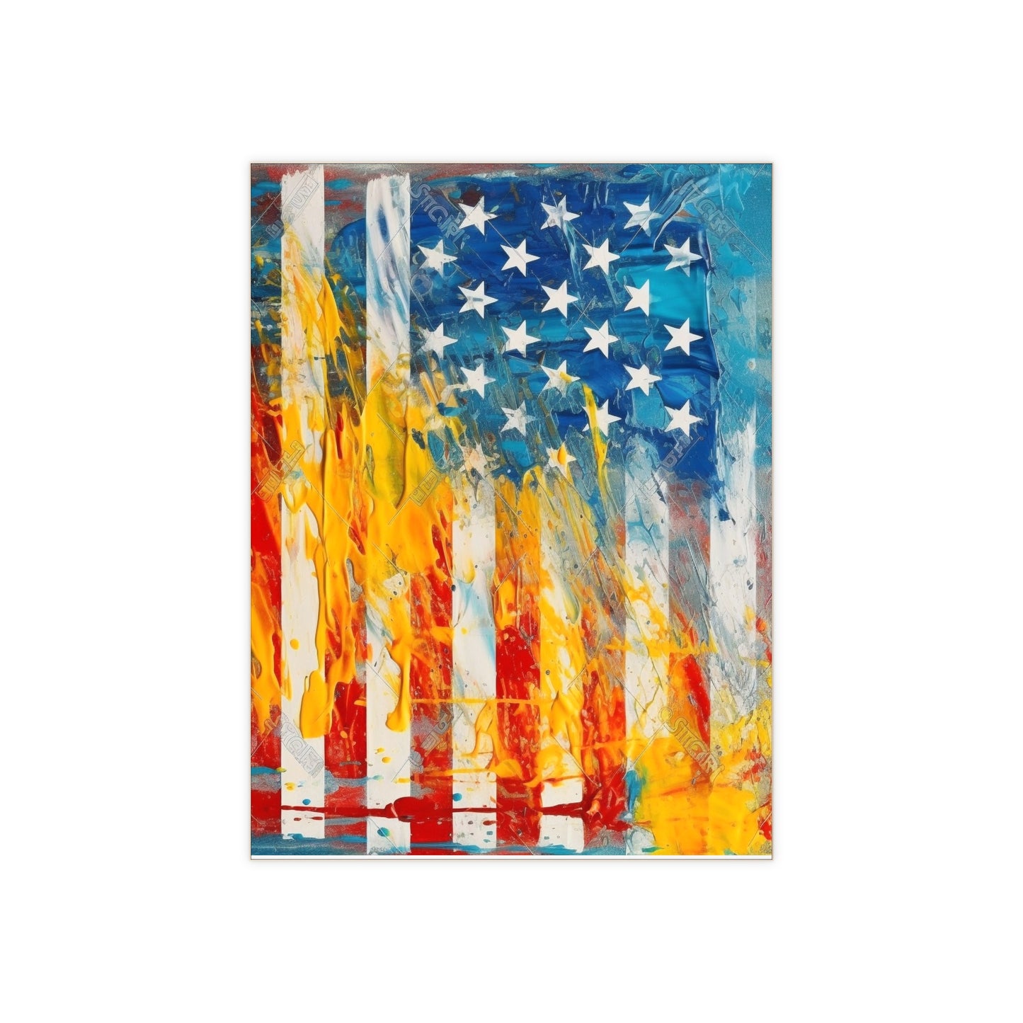 USA D, Ceramic Photo Tile