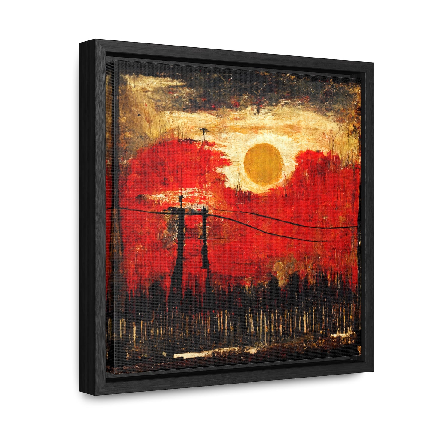 Land of the Sun 20, Valentinii, Gallery Canvas Wraps, Square Frame