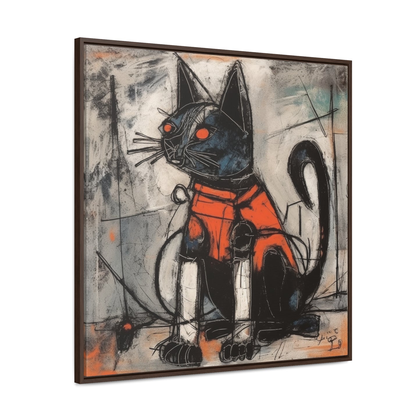 Cat 86, Gallery Canvas Wraps, Square Frame