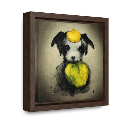 Dogs and Puppies 3, Valentinii, Gallery Canvas Wraps, Square Frame