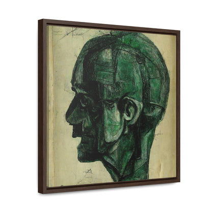 Heads 2, Valentinii, Gallery Canvas Wraps, Square Frame
