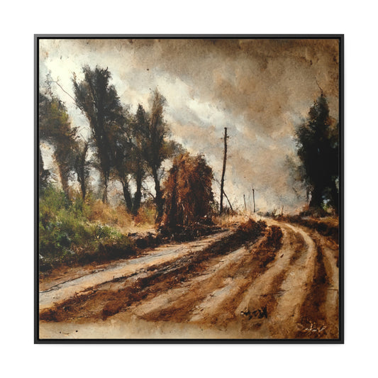 To the Rainy Land 10, Valentinii, Gallery Canvas Wraps, Square Frame