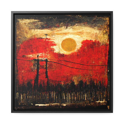 Land of the Sun 20, Valentinii, Gallery Canvas Wraps, Square Frame