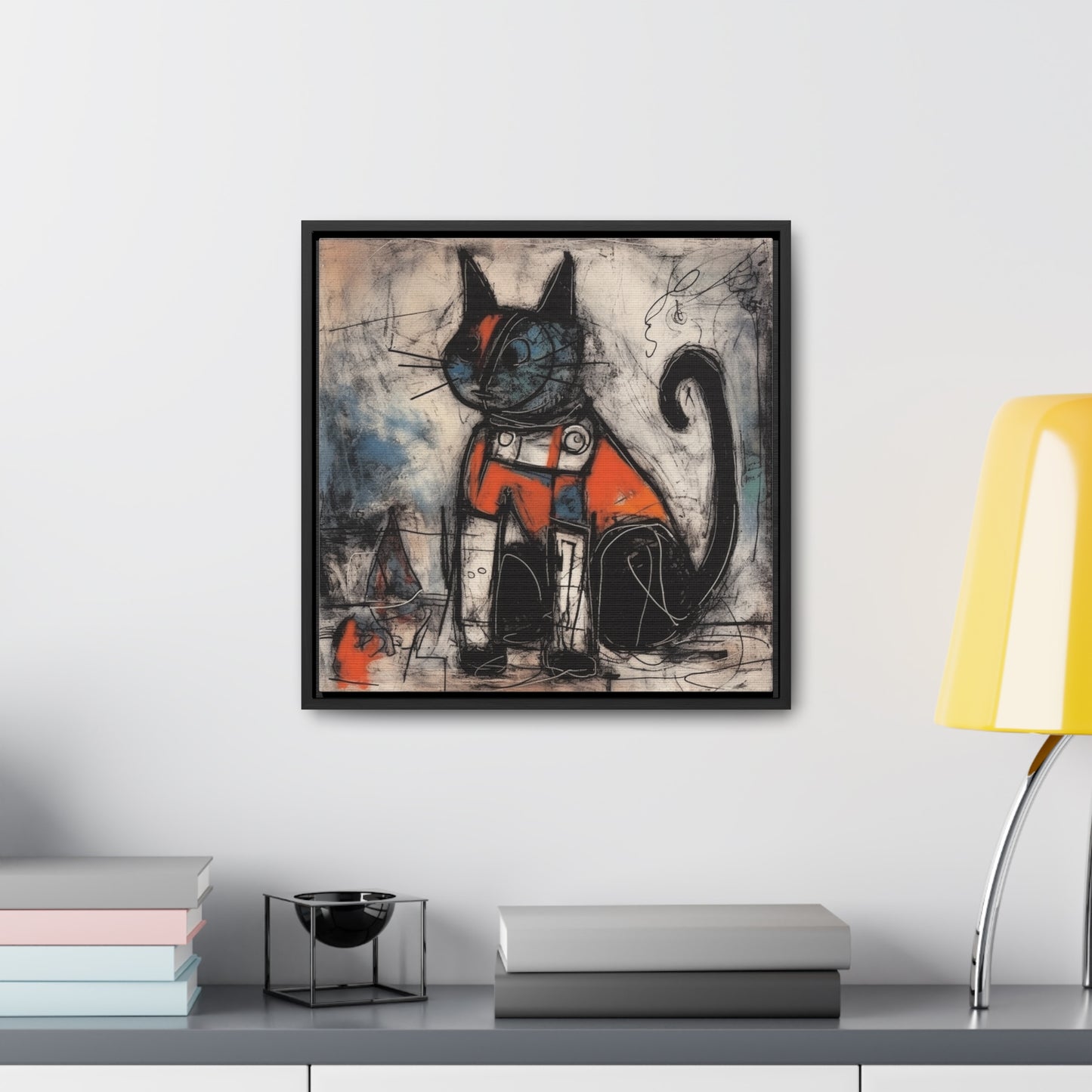 Cat 45, Gallery Canvas Wraps, Square Frame