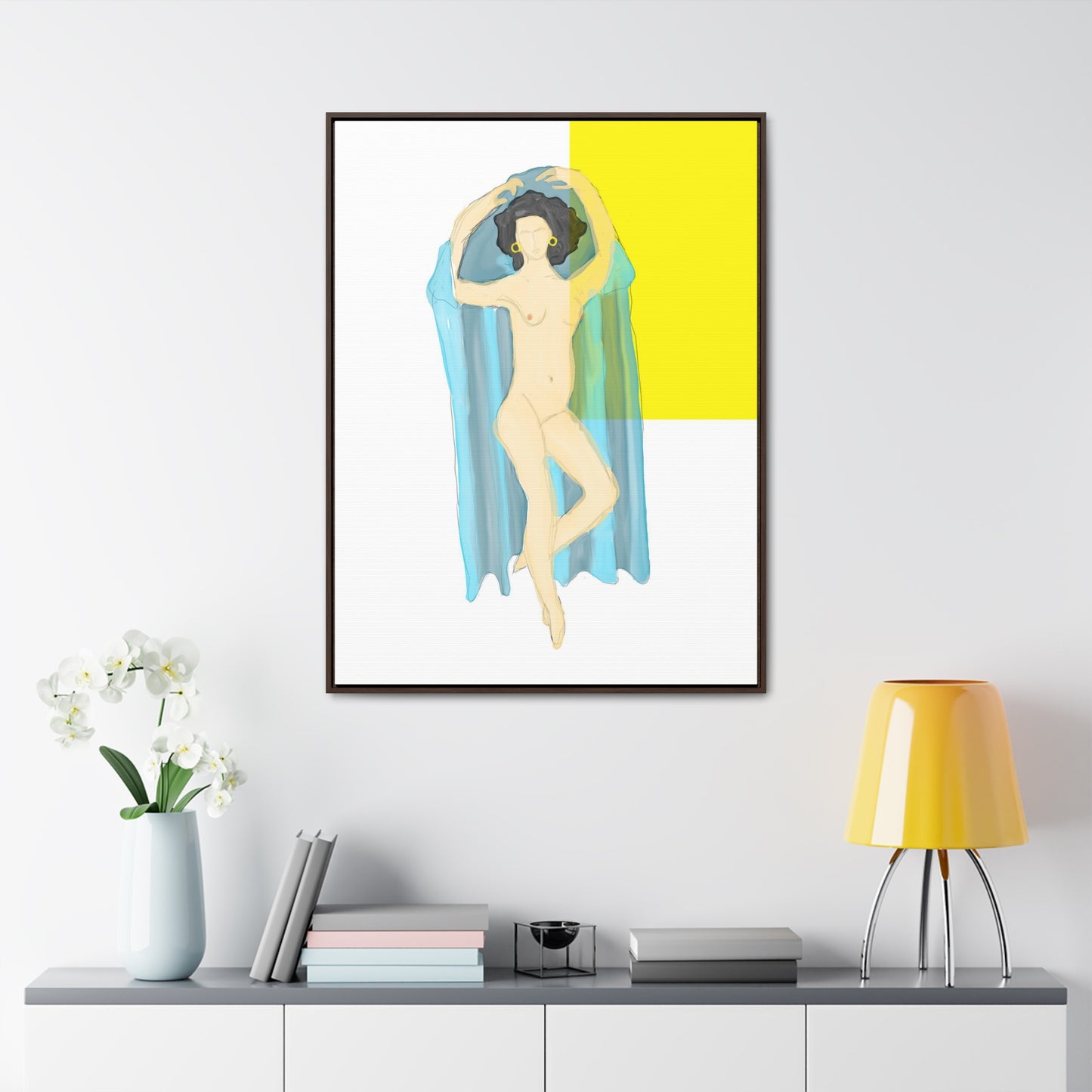 Dance in Nothingness, Original Eduard Pavel, Gallery Canvas Wraps, Vertical Frame