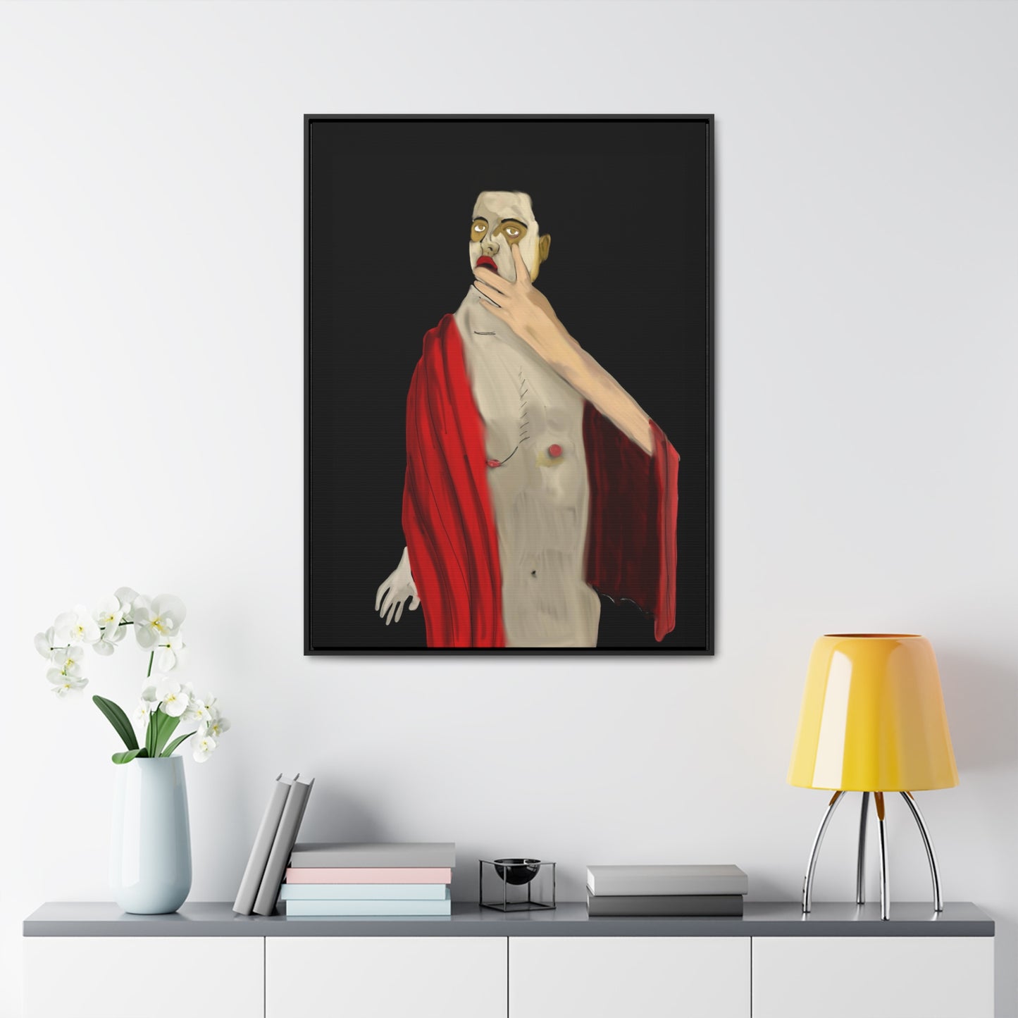 Among Tired Blinks, Original Eduard Pavel, Gallery Canvas Wraps, Vertical Frame