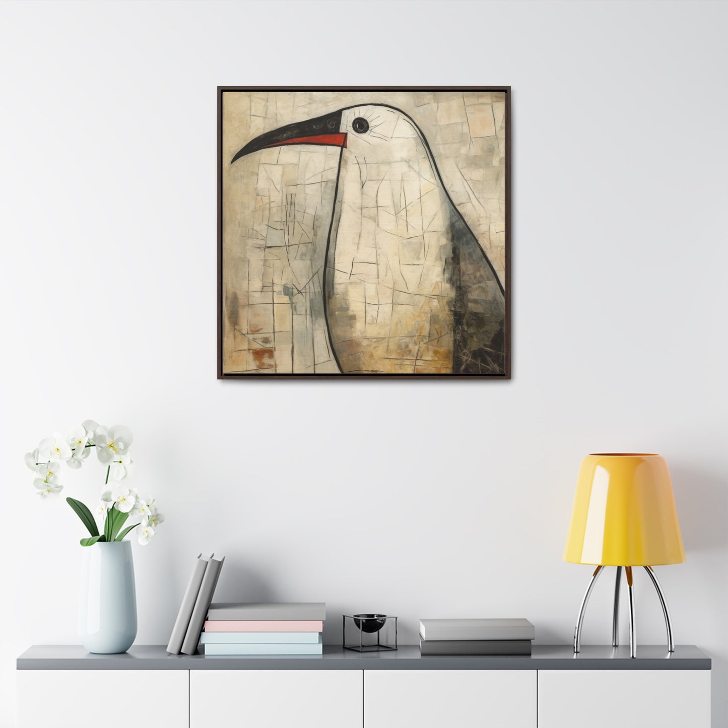 Bird 10, Gallery Canvas Wraps, Square Frame