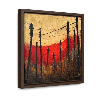 Land of the Sun 23, Valentinii, Gallery Canvas Wraps, Square Frame