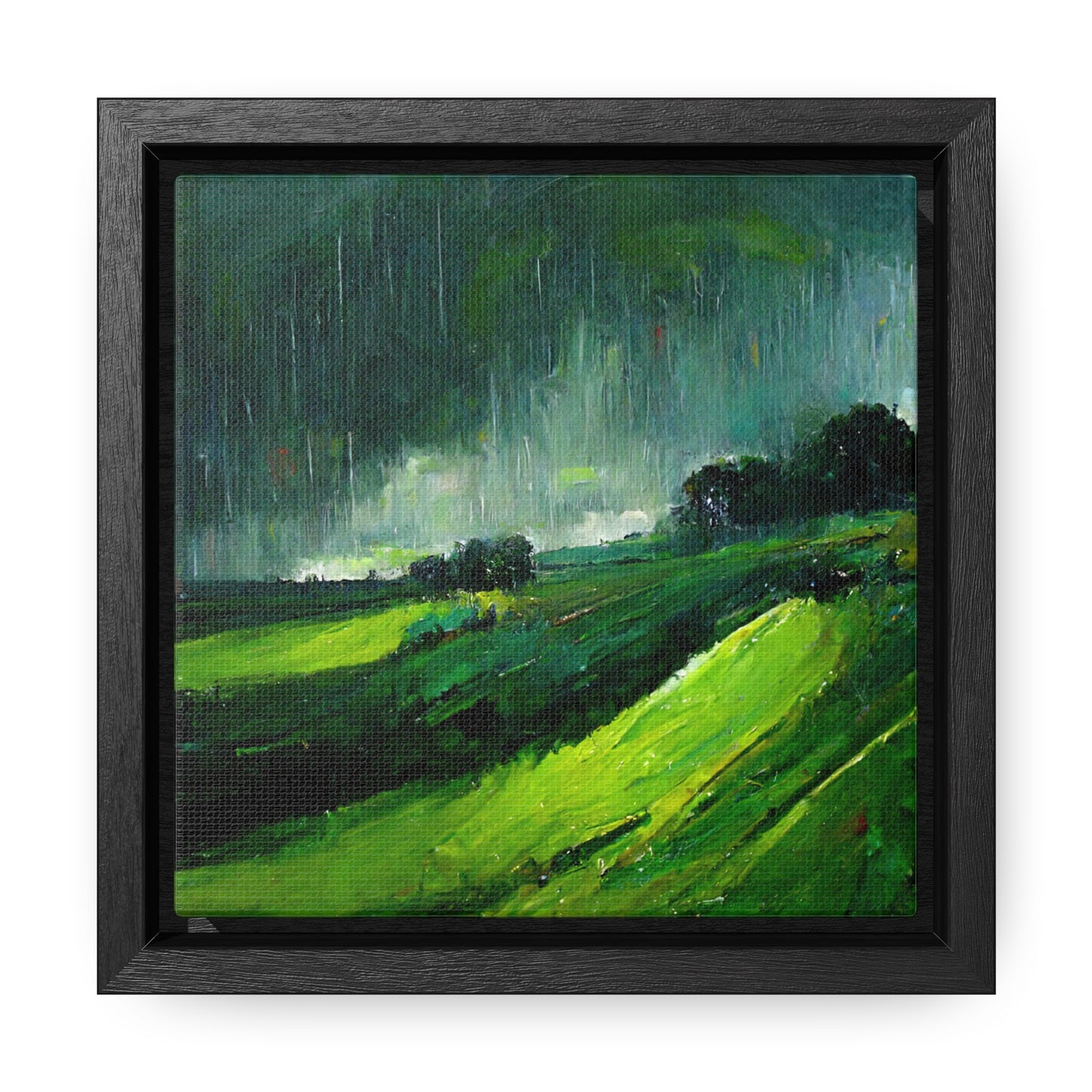 To the Rainy Land 3, Valentinii, Gallery Canvas Wraps, Square Frame