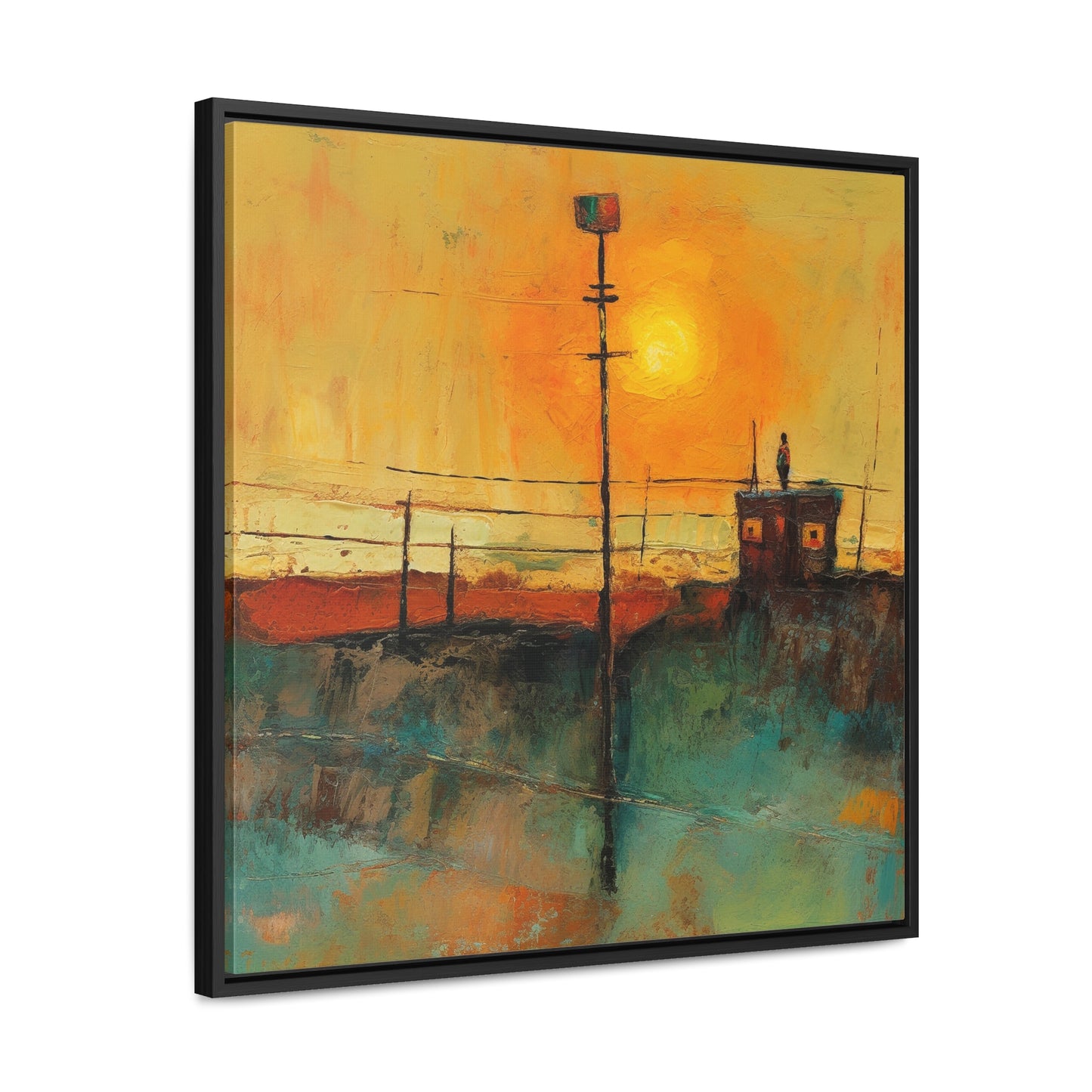 Land of the Sun 52, Valentinii, Gallery Canvas Wraps, Square Frame