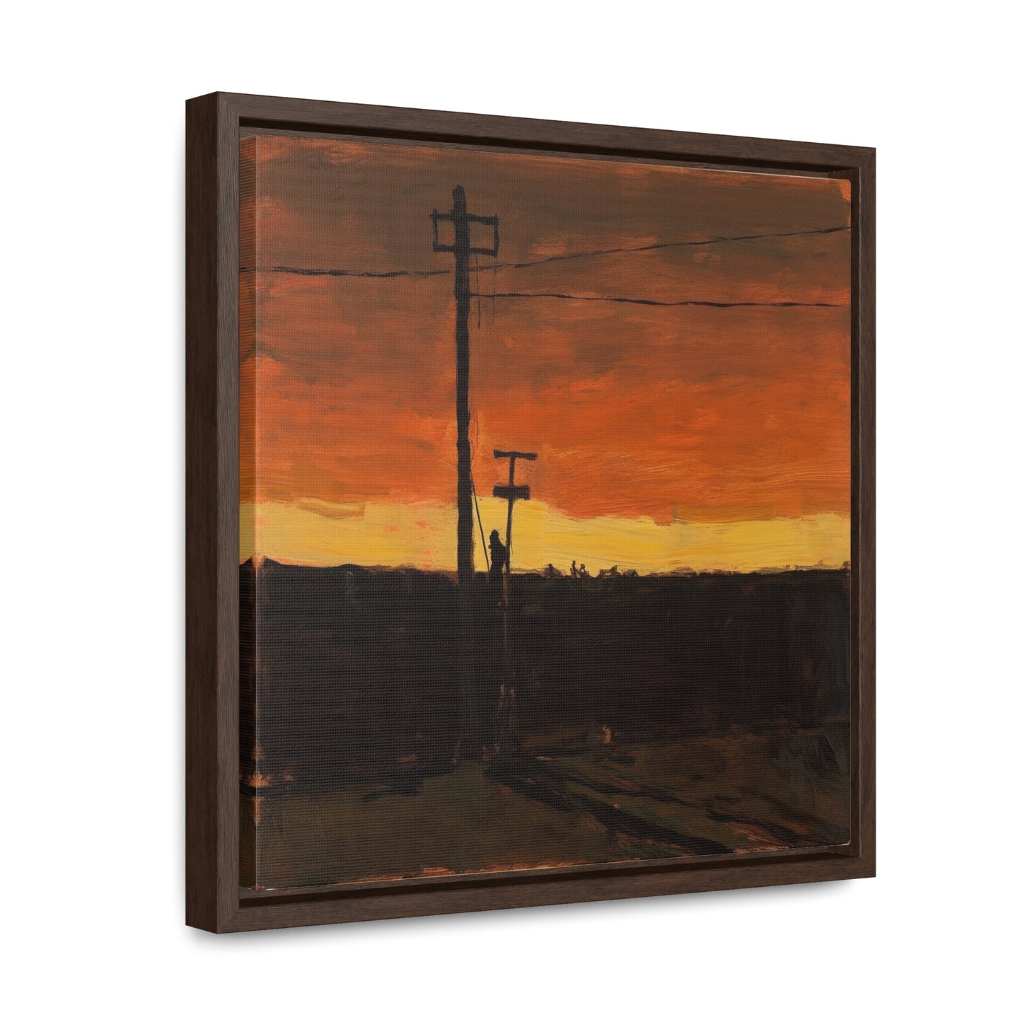 Land of the Sun 65, Valentinii, Gallery Canvas Wraps, Square Frame