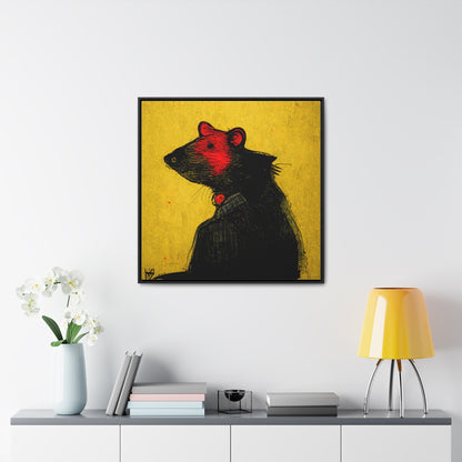 Urban Rat 3, Valentinii, Gallery Canvas Wraps, Square Frame