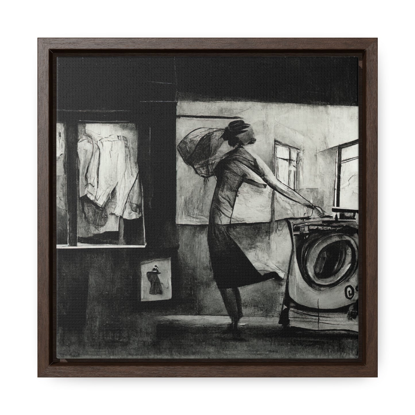 Domestic Memories 44, Valentinii, Gallery Canvas Wraps, Square Frame