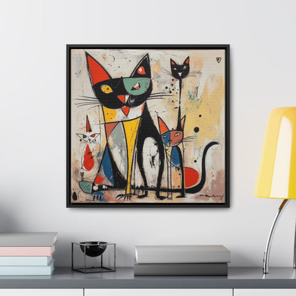 Cat 63, Gallery Canvas Wraps, Square Frame