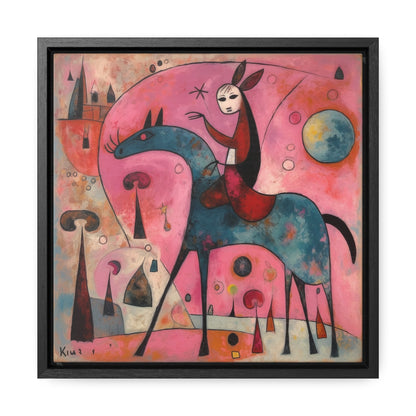 The Dreams of the Child 4, Gallery Canvas Wraps, Square Frame