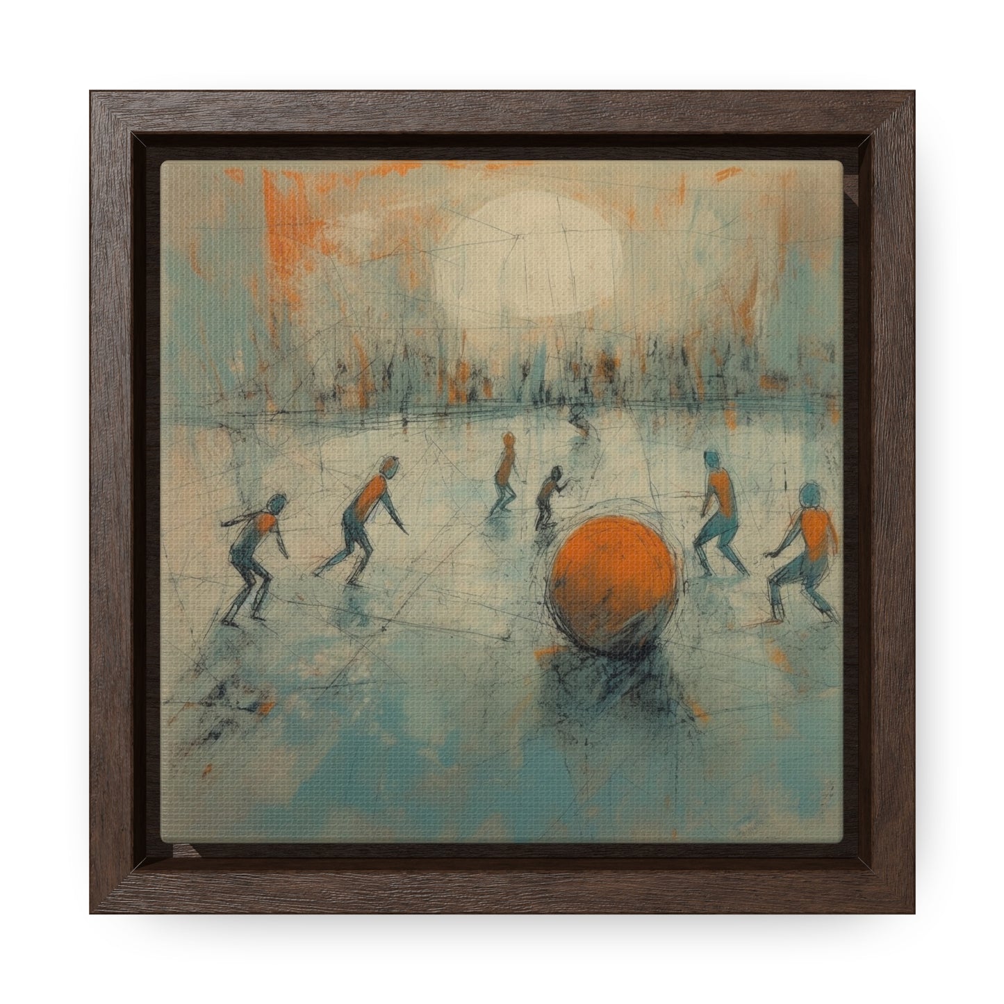 Childhood 19, Gallery Canvas Wraps, Square Frame