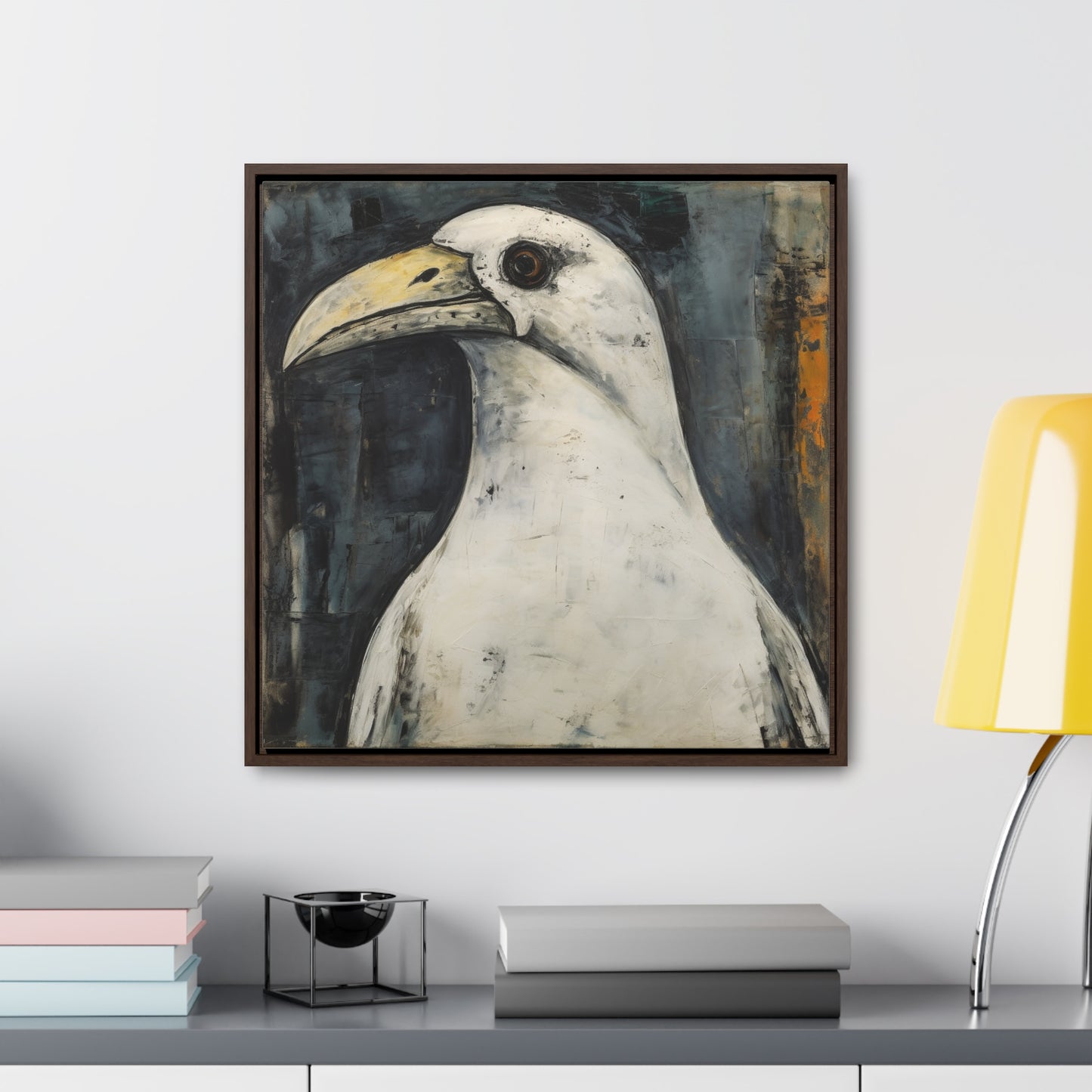 Bird 5, Gallery Canvas Wraps, Square Frame