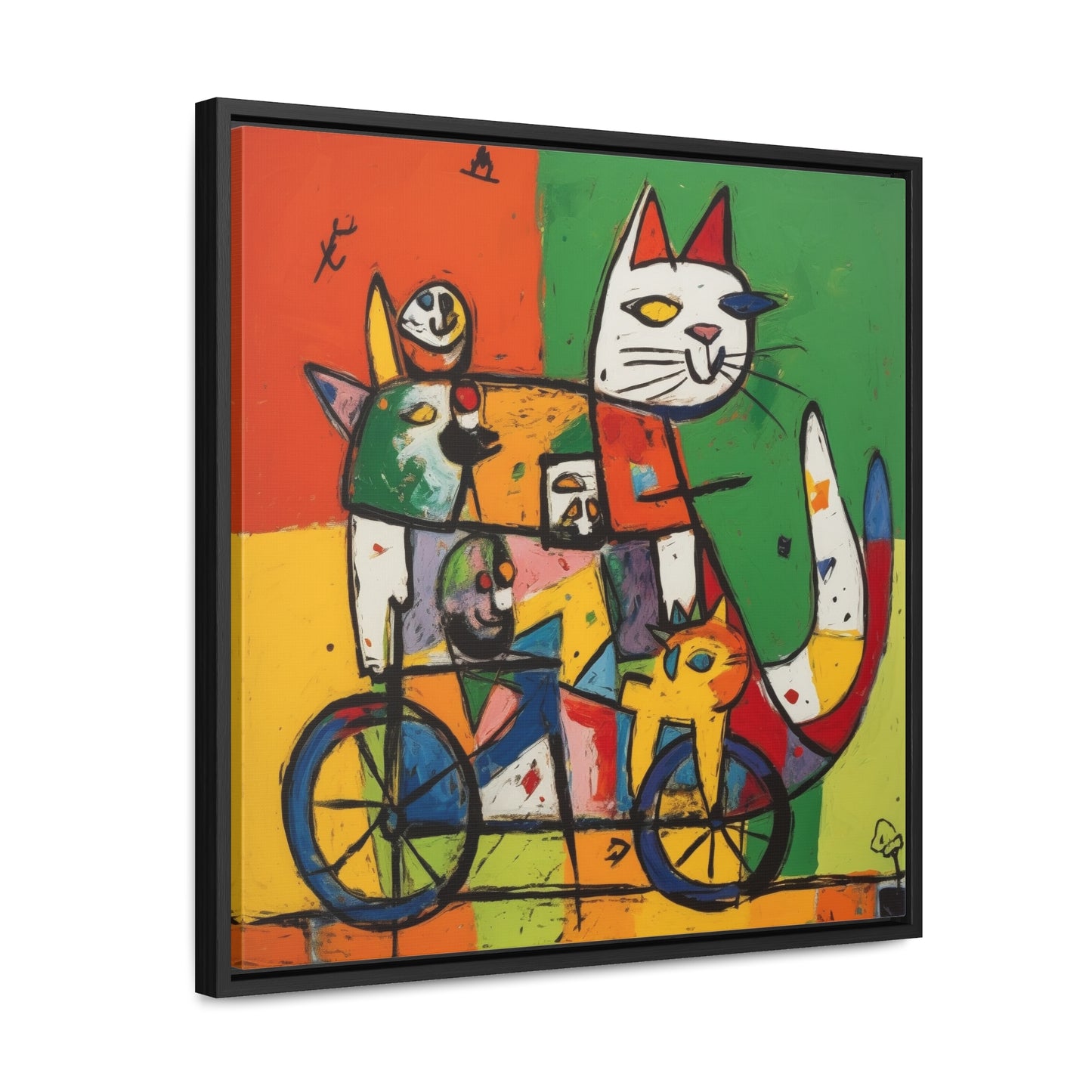 Cat 154, Gallery Canvas Wraps, Square Frame