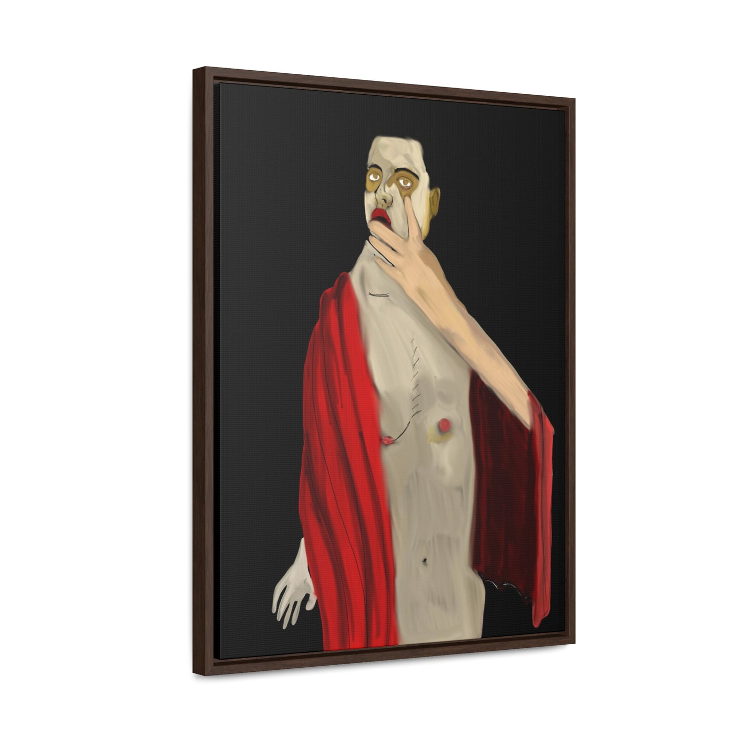 Among Tired Blinks, Original Eduard Pavel, Gallery Canvas Wraps, Vertical Frame