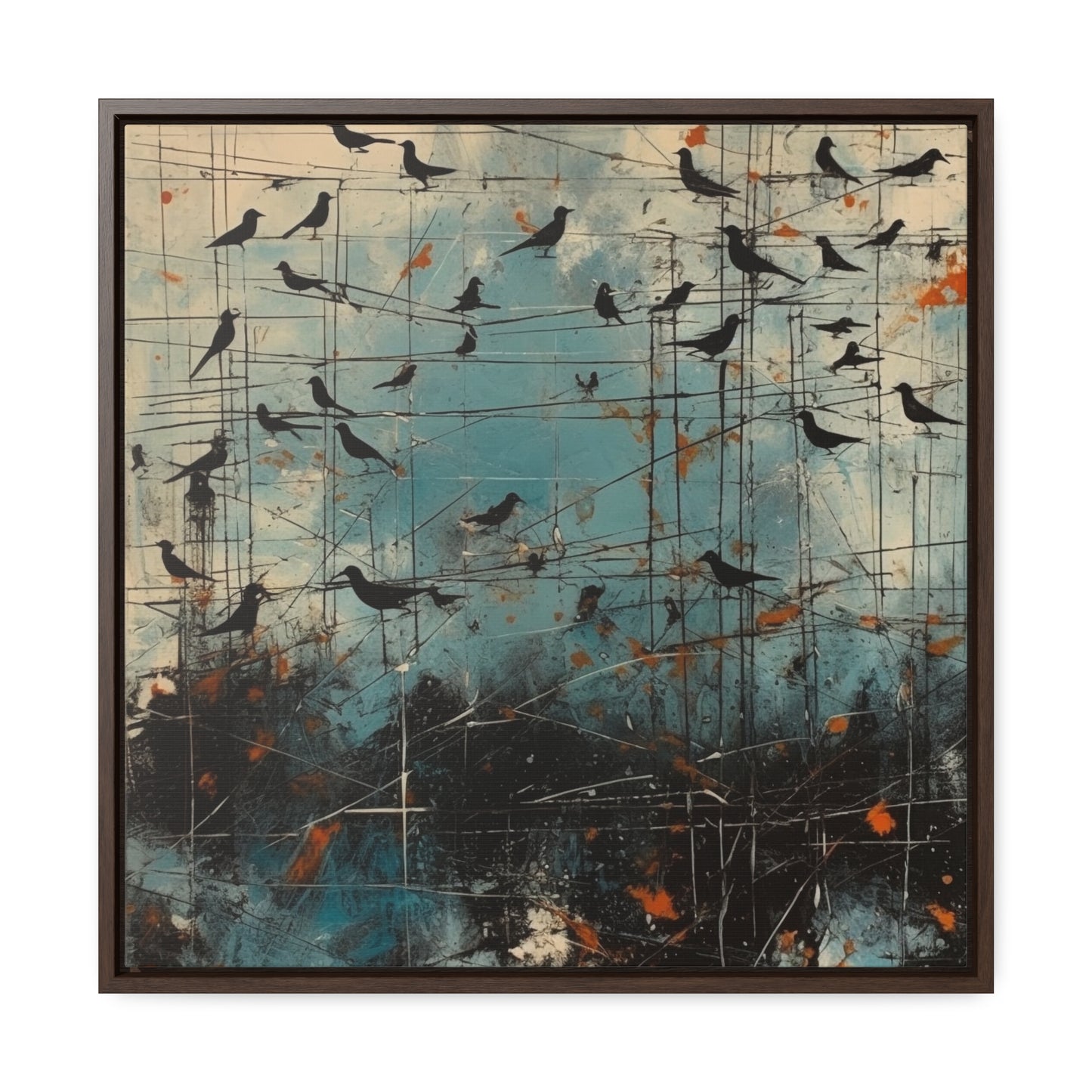 Bird 32, Gallery Canvas Wraps, Square Frame