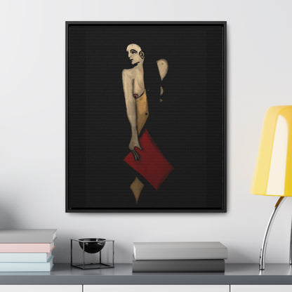 The Shadow Woman, Original Eduard Pavel, Gallery Canvas Wraps, Vertical Frame