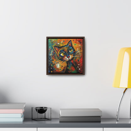 Cat 131, Gallery Canvas Wraps, Square Frame