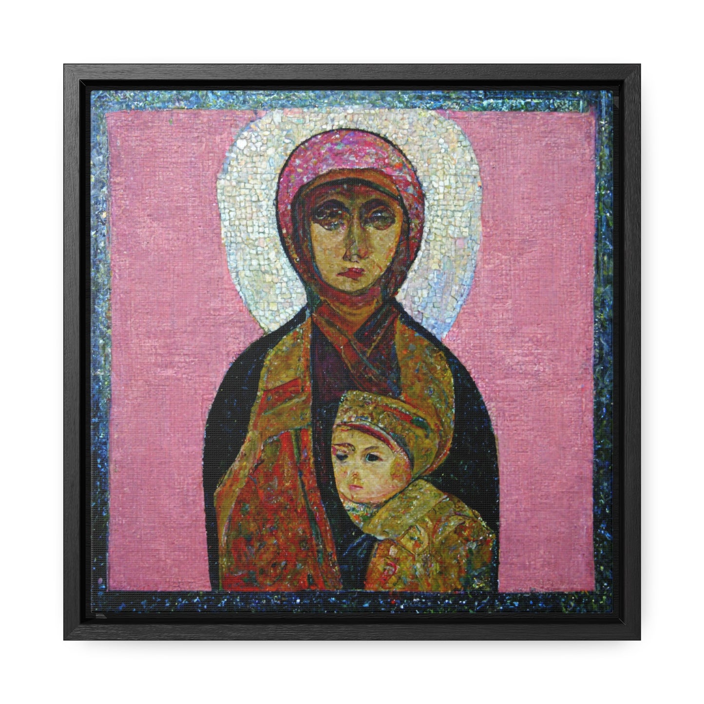 Mary and the Child 18, Valentinii, Gallery Canvas Wraps, Square Frame